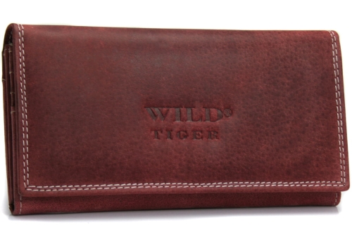 Portfel damski skóra nubuk Wild Tiger