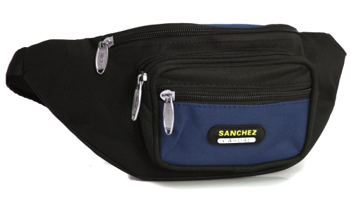 Saszetka męska typu nerka z nylonu Sanchez