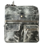 Duża listonoszka przecierana Wild Tiger - czarna