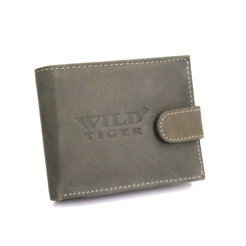 Skórzany portfel męski poziomy