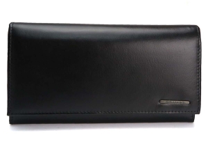 Klasyczny portfel damski RFID - czarny
