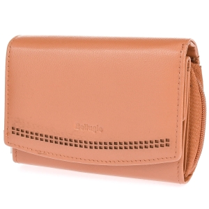 Portfel damski skórzany wyrazisty wielbłądzi