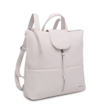 Szeroki plecak damski Luigisanto ekoskóra - beżowa