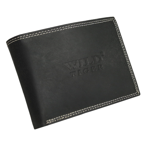 Portfel męski poziomy, bez zapięcia Wild Tiger