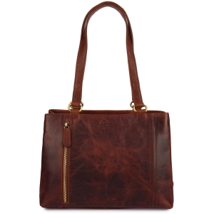 Torebka damska koniakowa AMADEA I