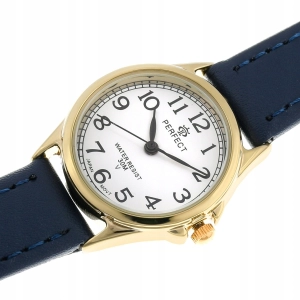 Zegarek damski na rękę pasek skórzany Perfect