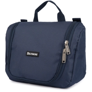 Kosmetyczka podróżna granatowa unisex organizer lusterko Beltimore R26