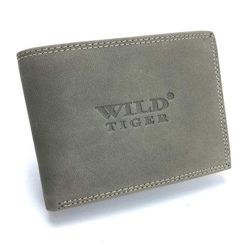 Portfel męski poziomy, bez zapięcia Wild Tiger